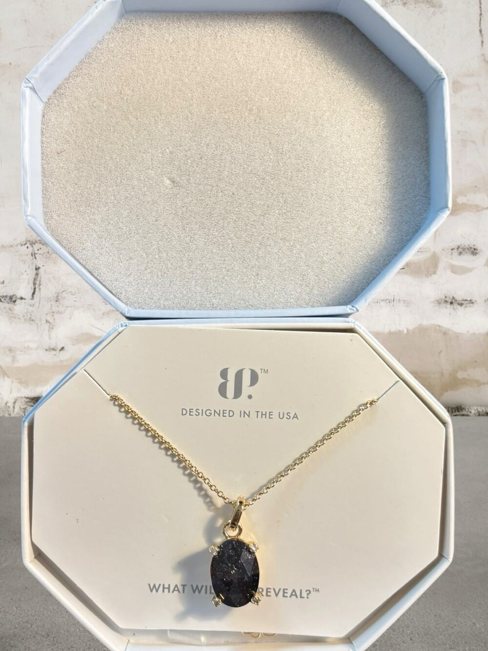 Bomb Party $126 "Quiet On The Lake" Necklace NWT